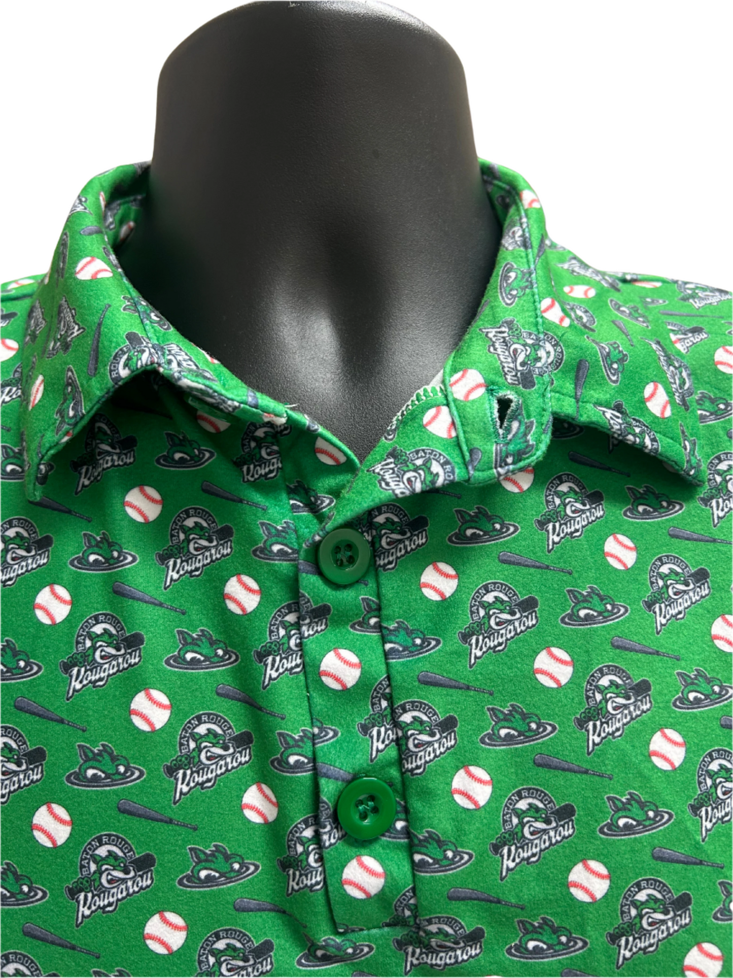 Rougarou Mini Logo Printed Polo